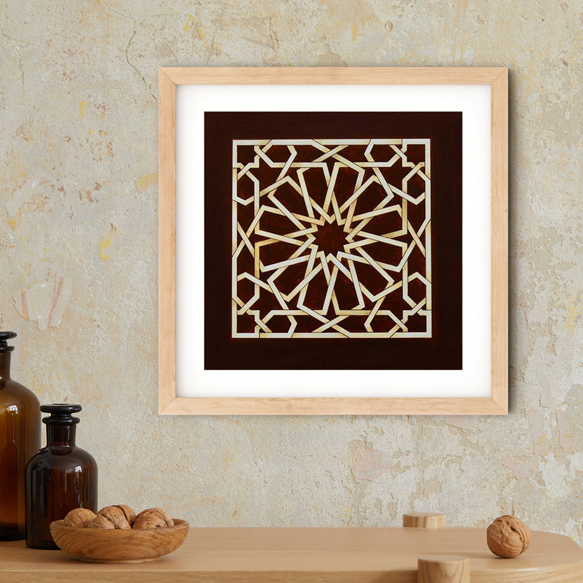 Square of Chocolate Framed Print | Marido Coulon