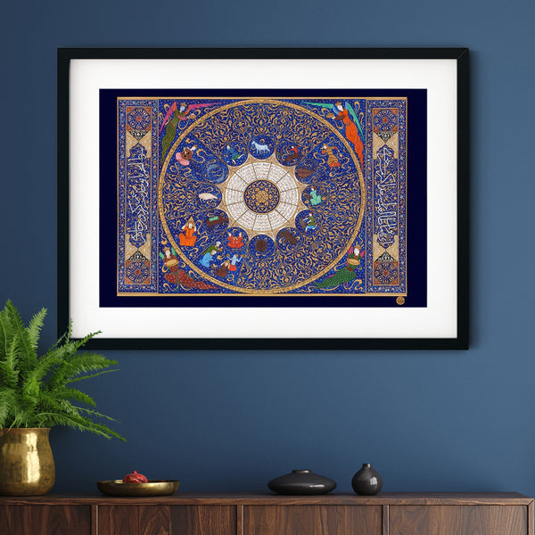 Iskandar Horoscope Art Print | Zeynep Elci