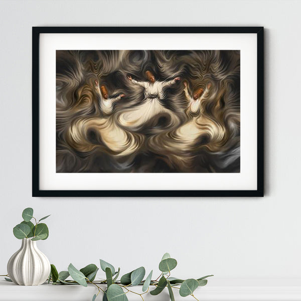 Sufi Trio Framed Print | Siddiqa Juma