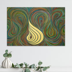 Allah Swirl Canvas | Siddiqa Juma