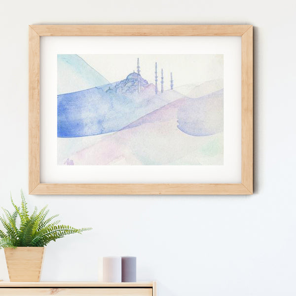 Blue Mosque | Nadia Djavanshir Framed & Mounted Print