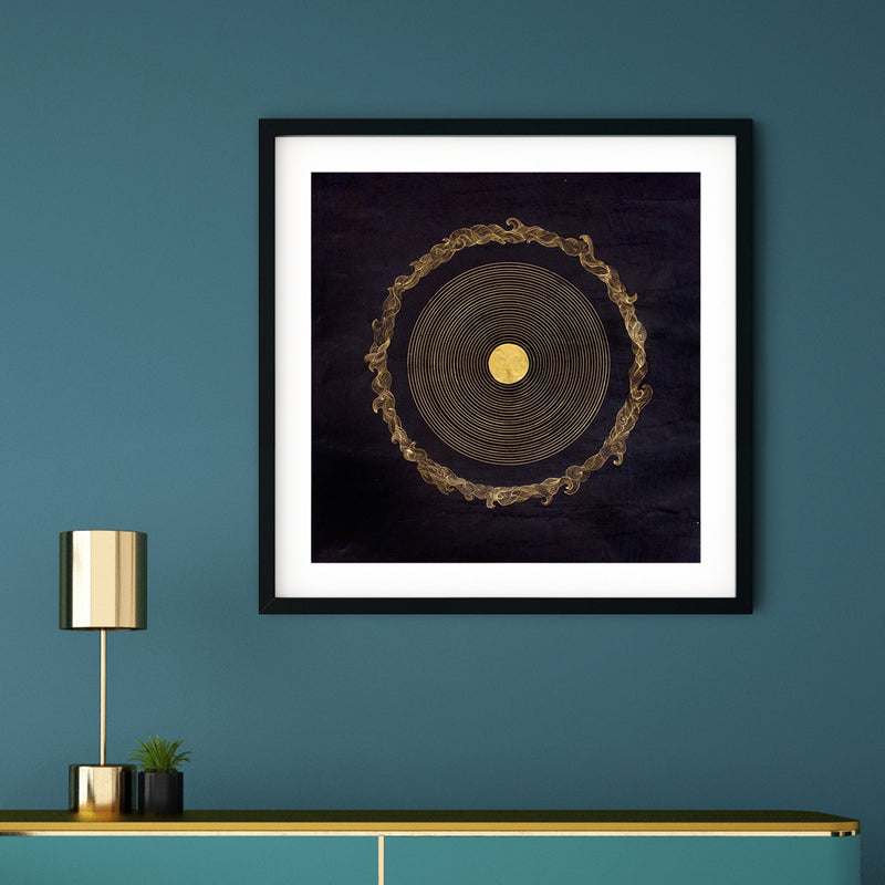 The Water Cycle Framed Print | Nazira Bibi