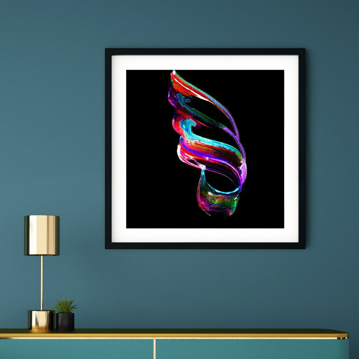 Allah Streams Art Print | Samir Malik