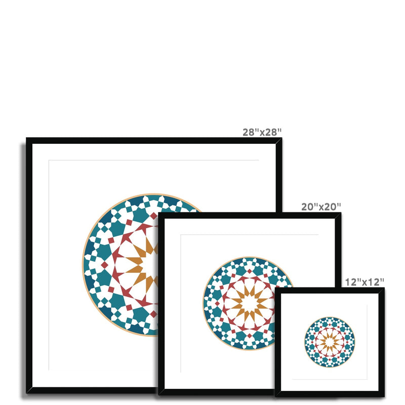The Circle Framed Print | Islam Farid