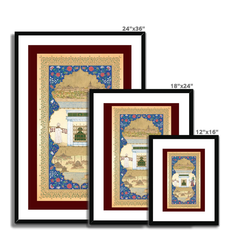 Spiritual Journey of Aziz Mahmud Hudayi | Zeynep Elci Framed & Mounted Print