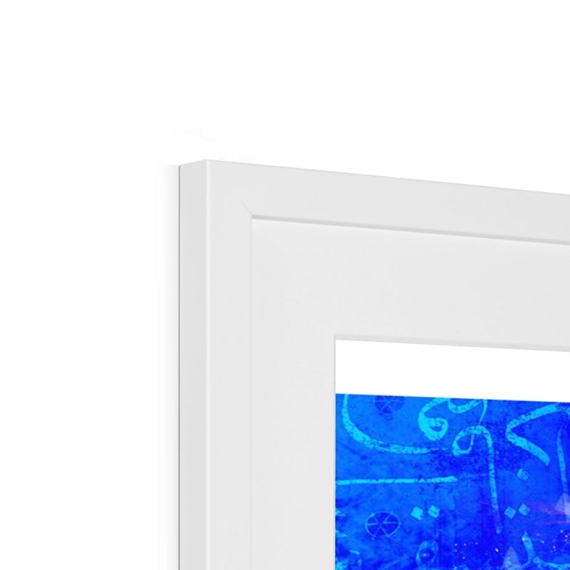 Calligraffiti Pentagon Framed Print | Teakster