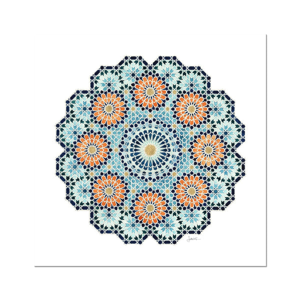 Blue Sun Art Print | Sandy Kurt