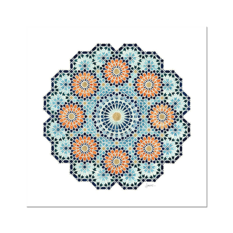 Blue Sun Art Print | Sandy Kurt