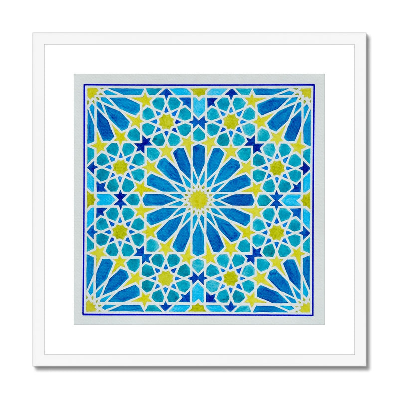 Turquoise Framed Print | Marido Coulon