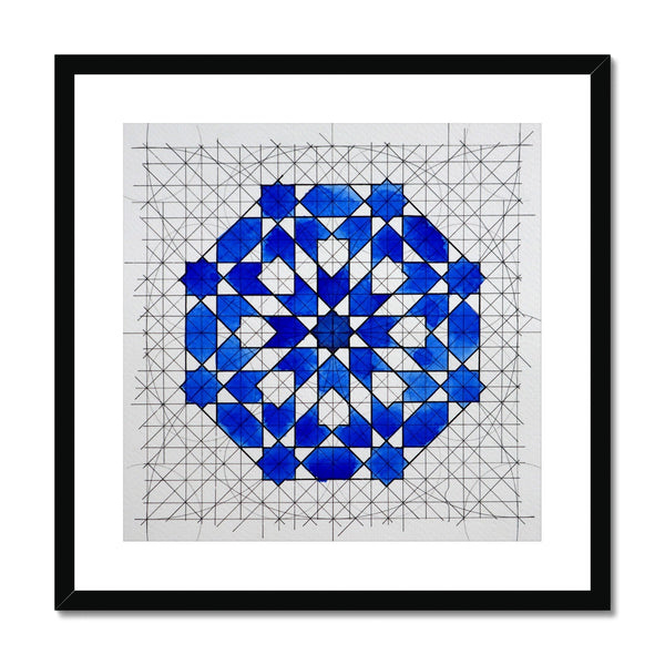 Classic Zellige Framed Print | Samira Mian