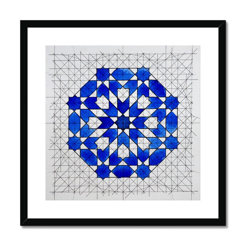 Classic Zellige Framed Print | Samira Mian
