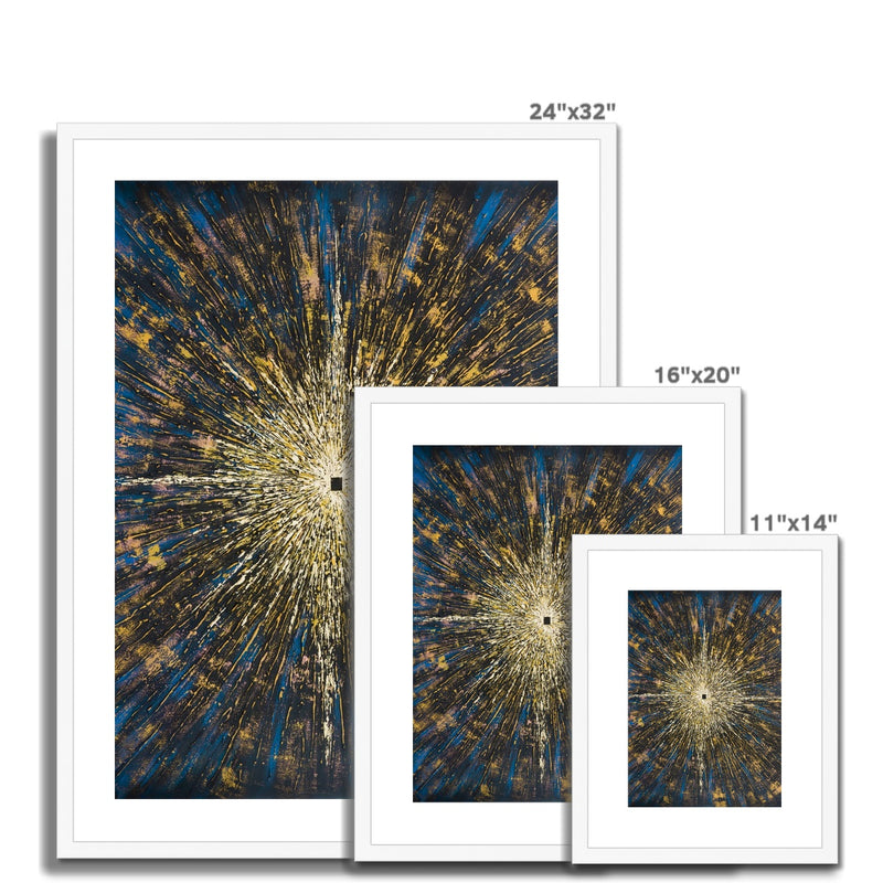 Tawaaf 2.5 (Star) Framed Print | Siddiqa Juma
