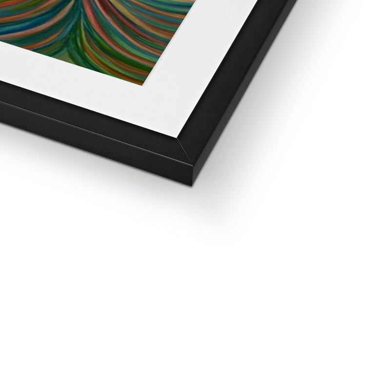 Allah Swirl Framed Print | Siddiqa Juma