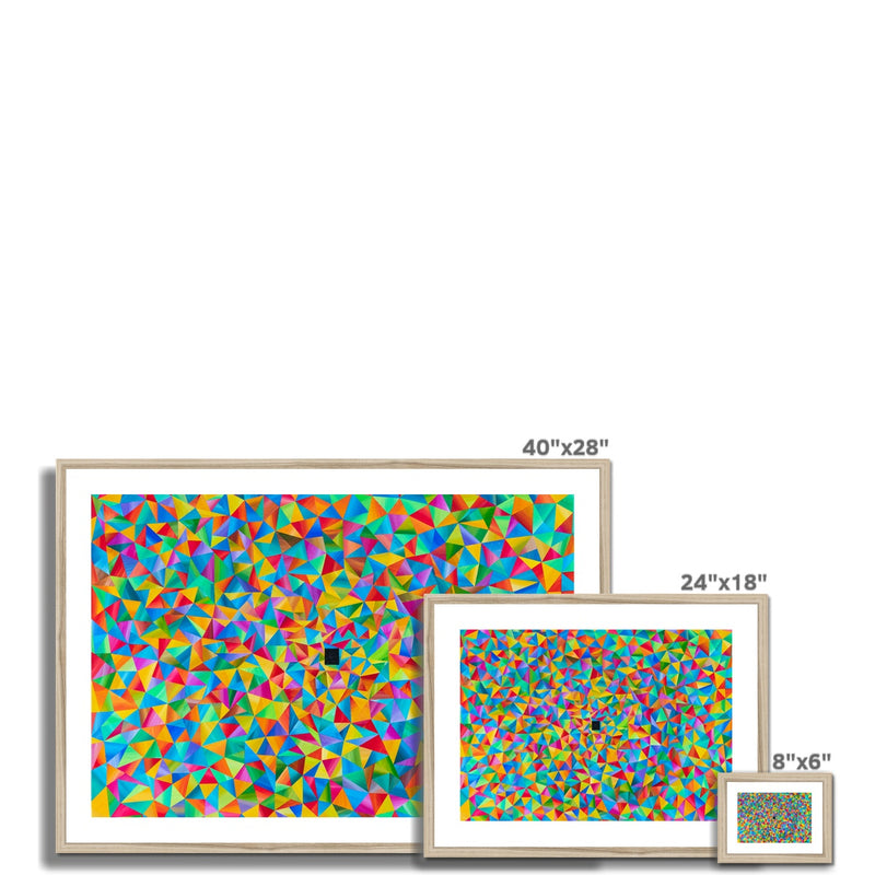 Diversity - Origami Framed & Mounted Print