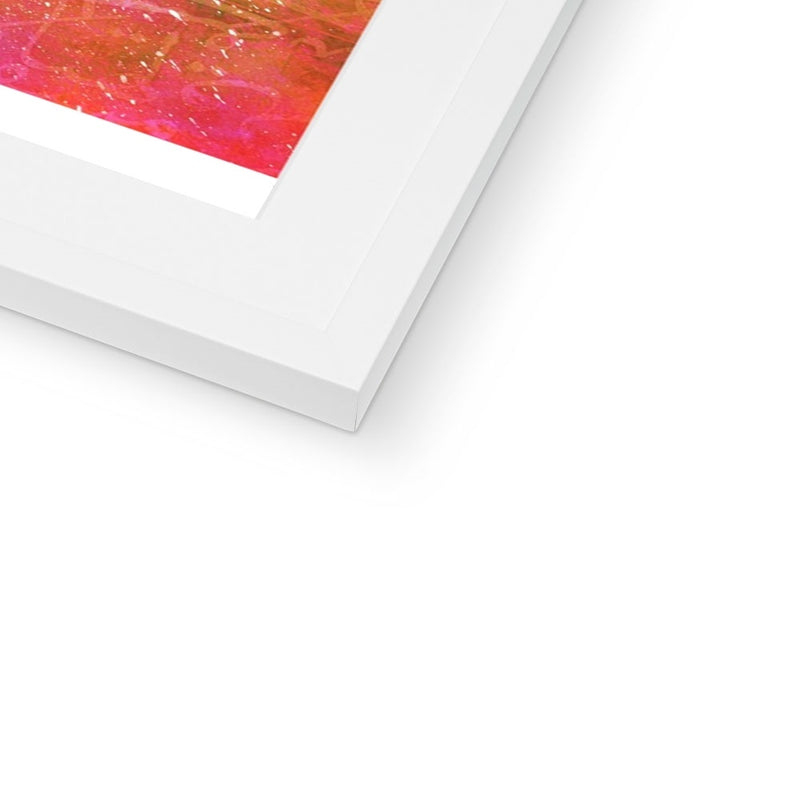 Calligraffiti Square Framed Print | Teakster