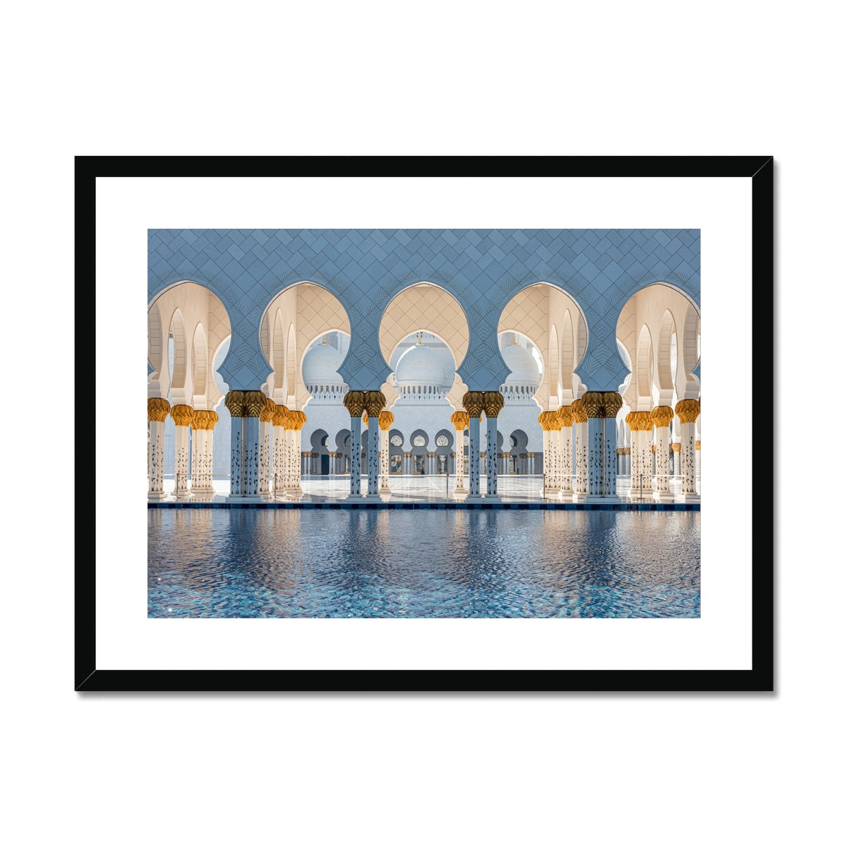 Sheikh Zayed 2 Framed Print | Ayaz Ali
