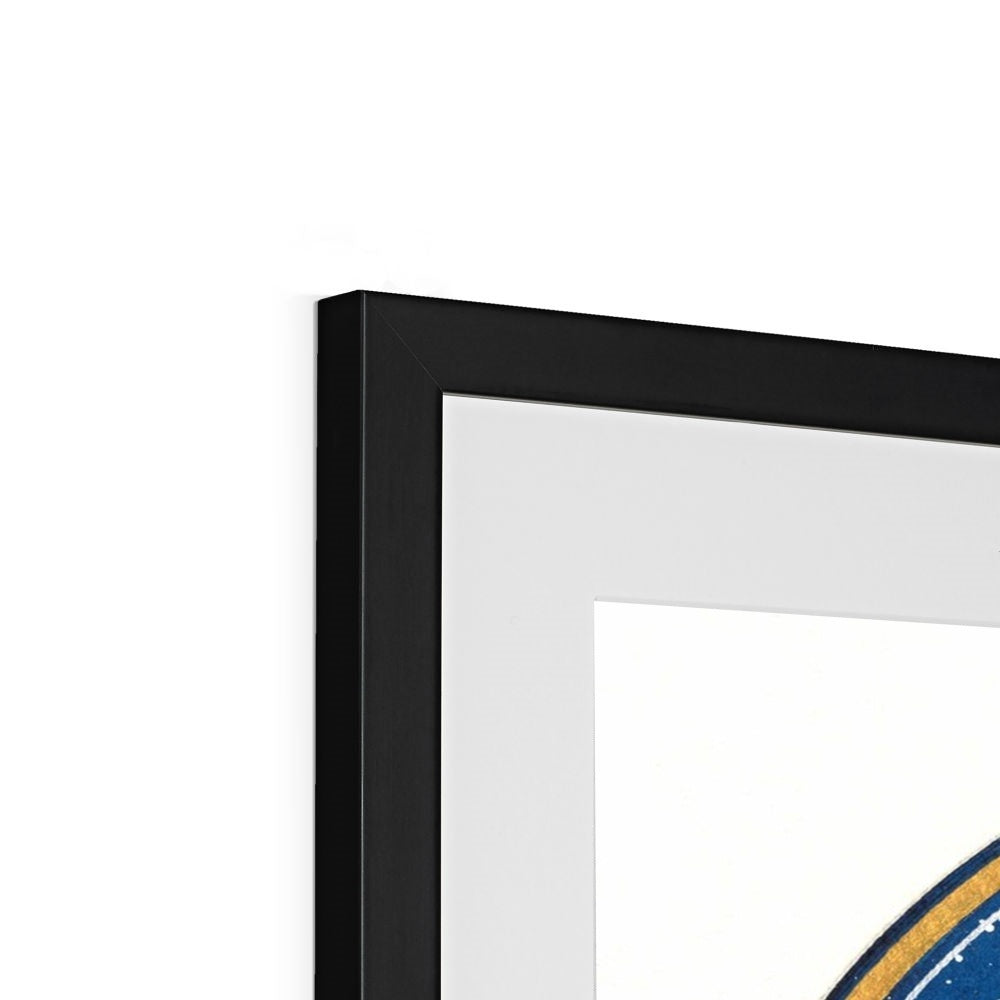 Geometry and the Night Sky Framed Print| Lieve Oudejans