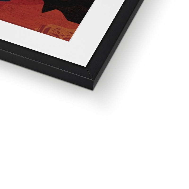 Calligraphy X11 Framed Print | Irfan Mirza