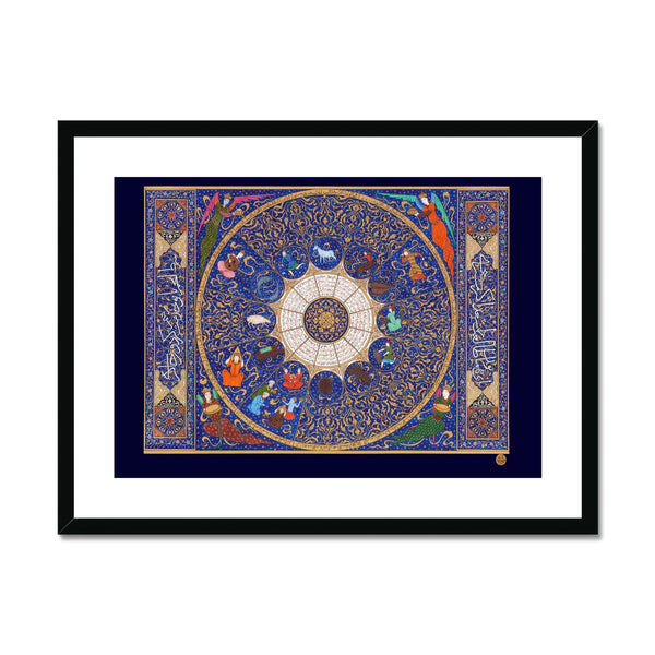 Iskandar Horoscope Framed Print | Zeynep Elci