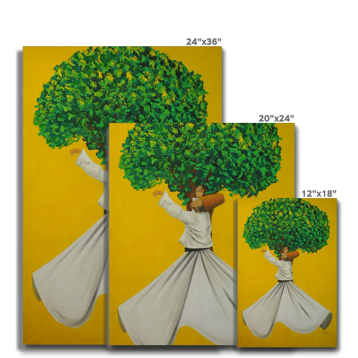 Sufi 4 Canvas | Sadaf Farasat