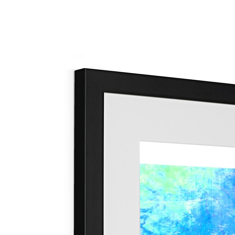 Calligraffiti Triangle Framed Print | Teakster