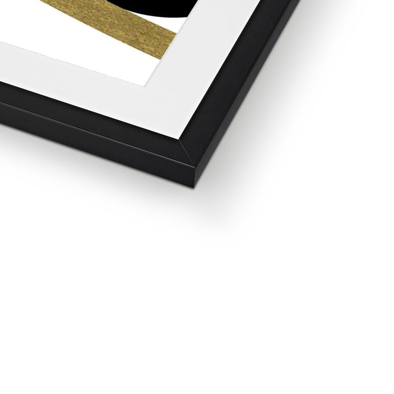 Black and Gold Framed Print | Mohammed Abdel Aziz