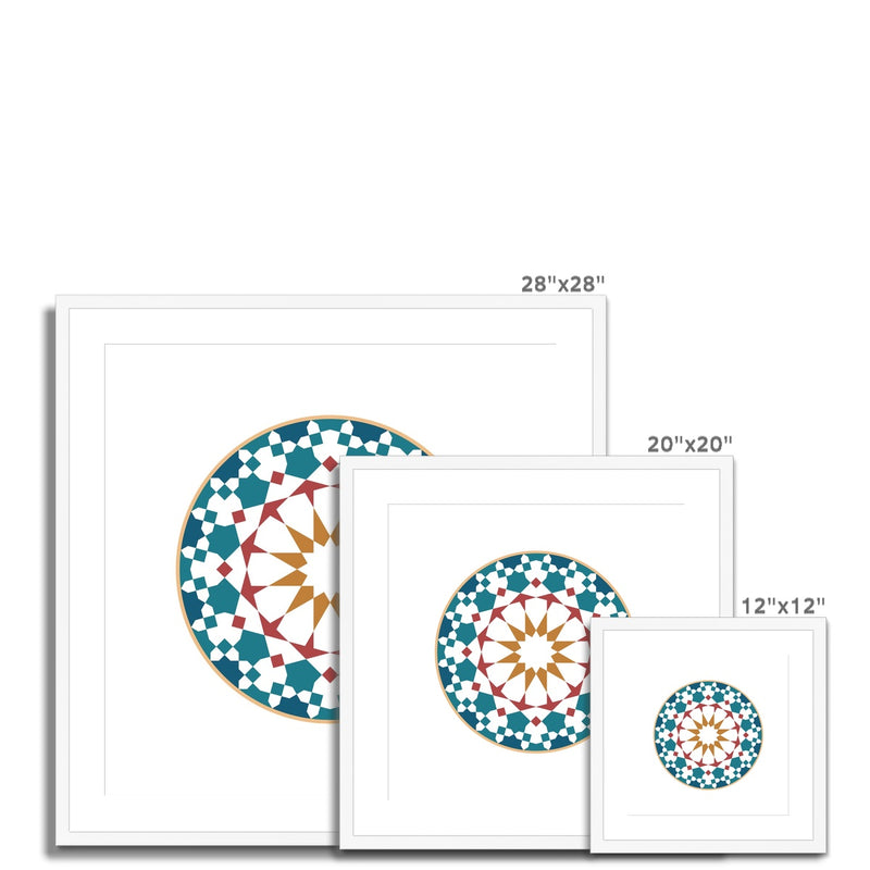 The Circle Framed Print | Islam Farid