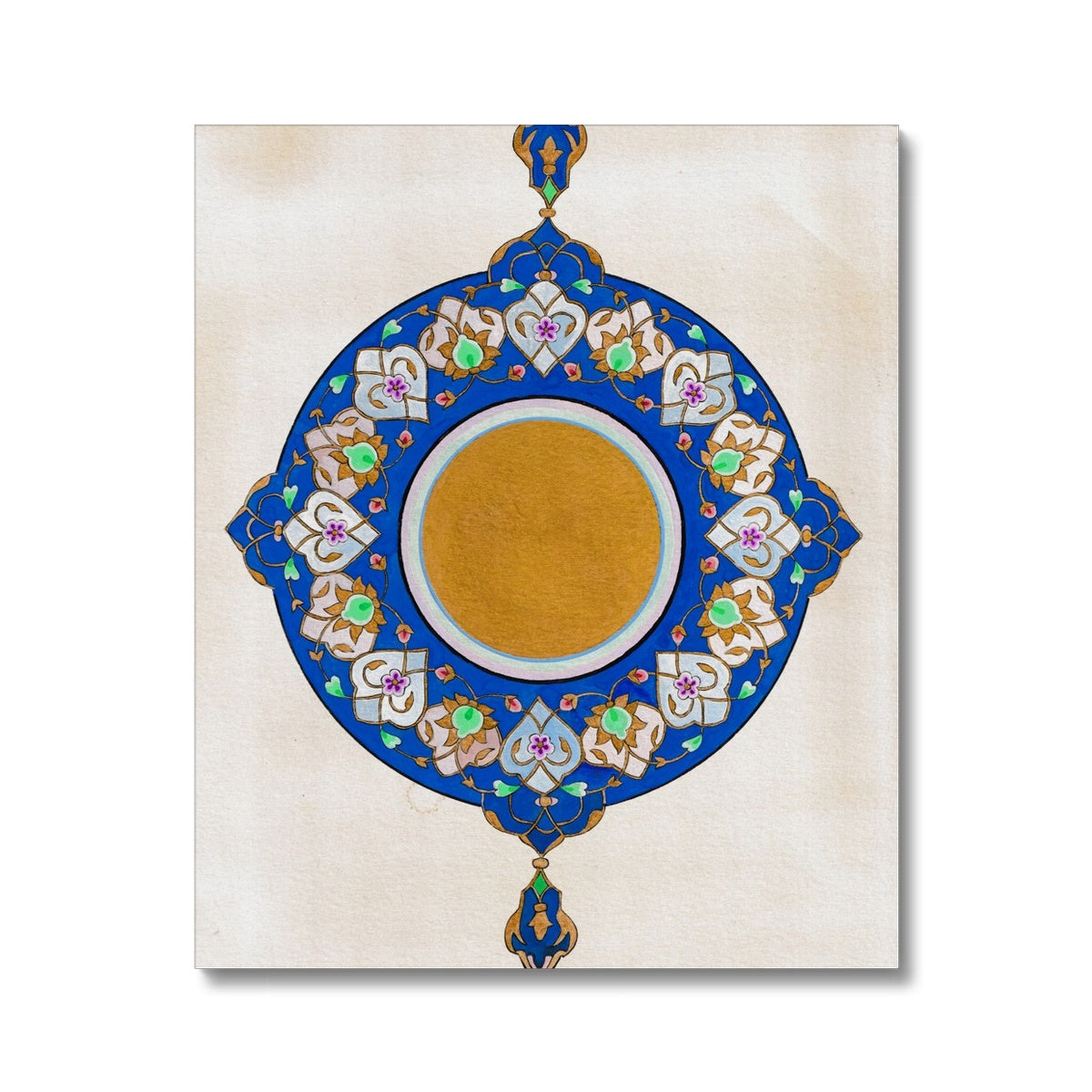 Ultramarine Shamsa Canvas | Emily Washington