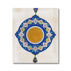 Ultramarine Shamsa Canvas | Emily Washington