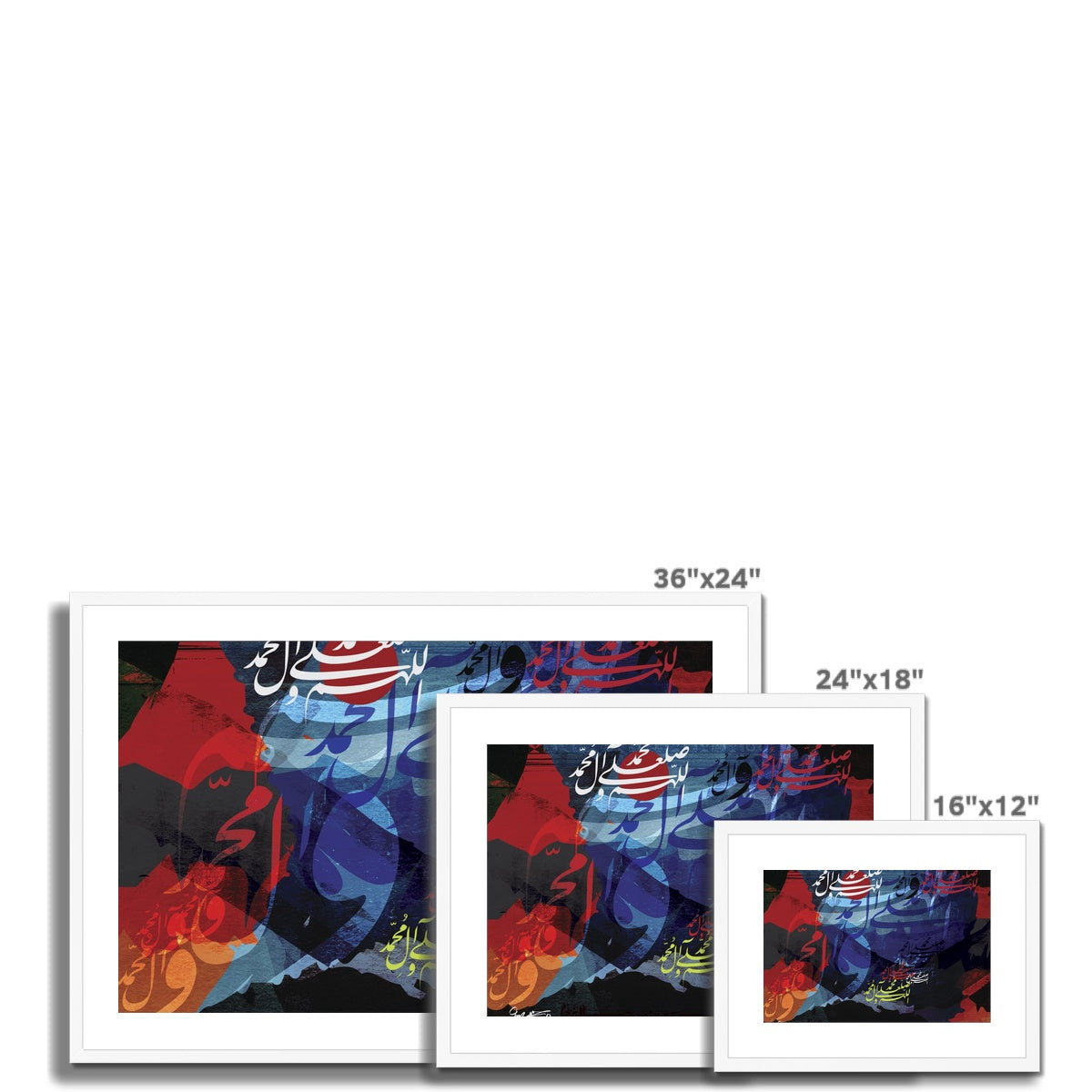 Calligraphy X11 Framed Print | Irfan Mirza