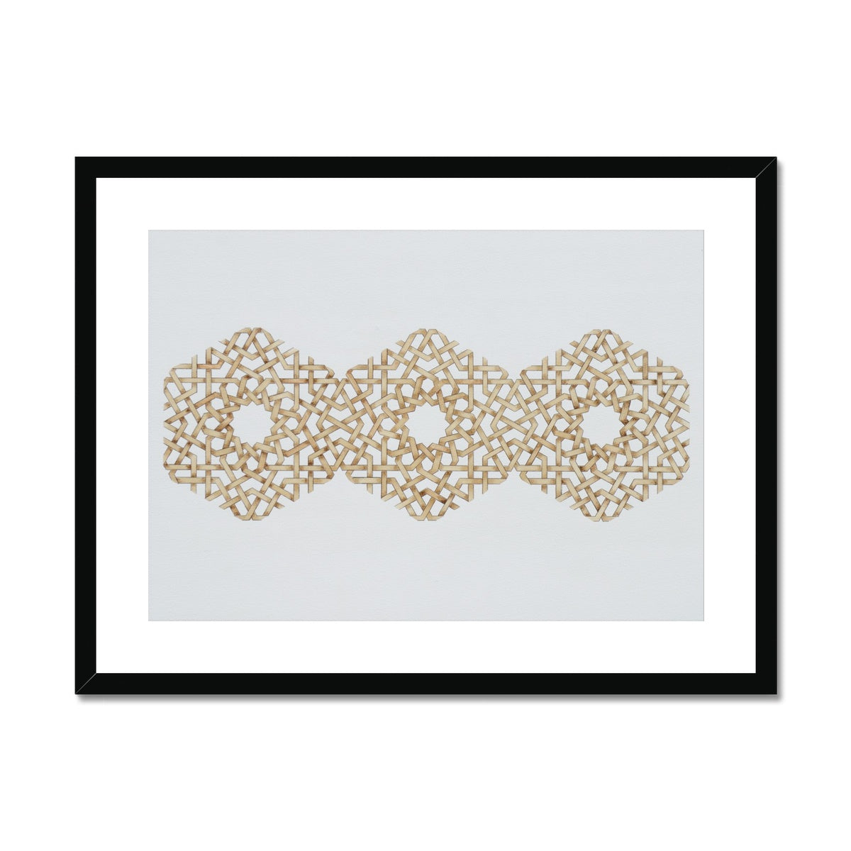 Trihexagon Framed Print | Marido Coulon