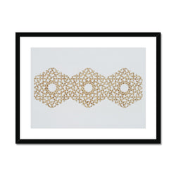 Trihexagon Framed Print | Marido Coulon