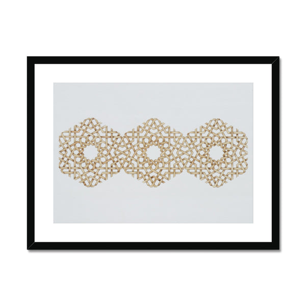 Trihexagon Framed Print | Marido Coulon