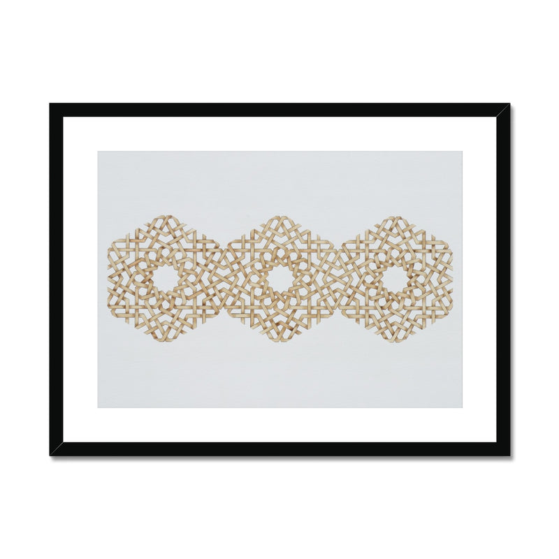Trihexagon Framed Print | Marido Coulon
