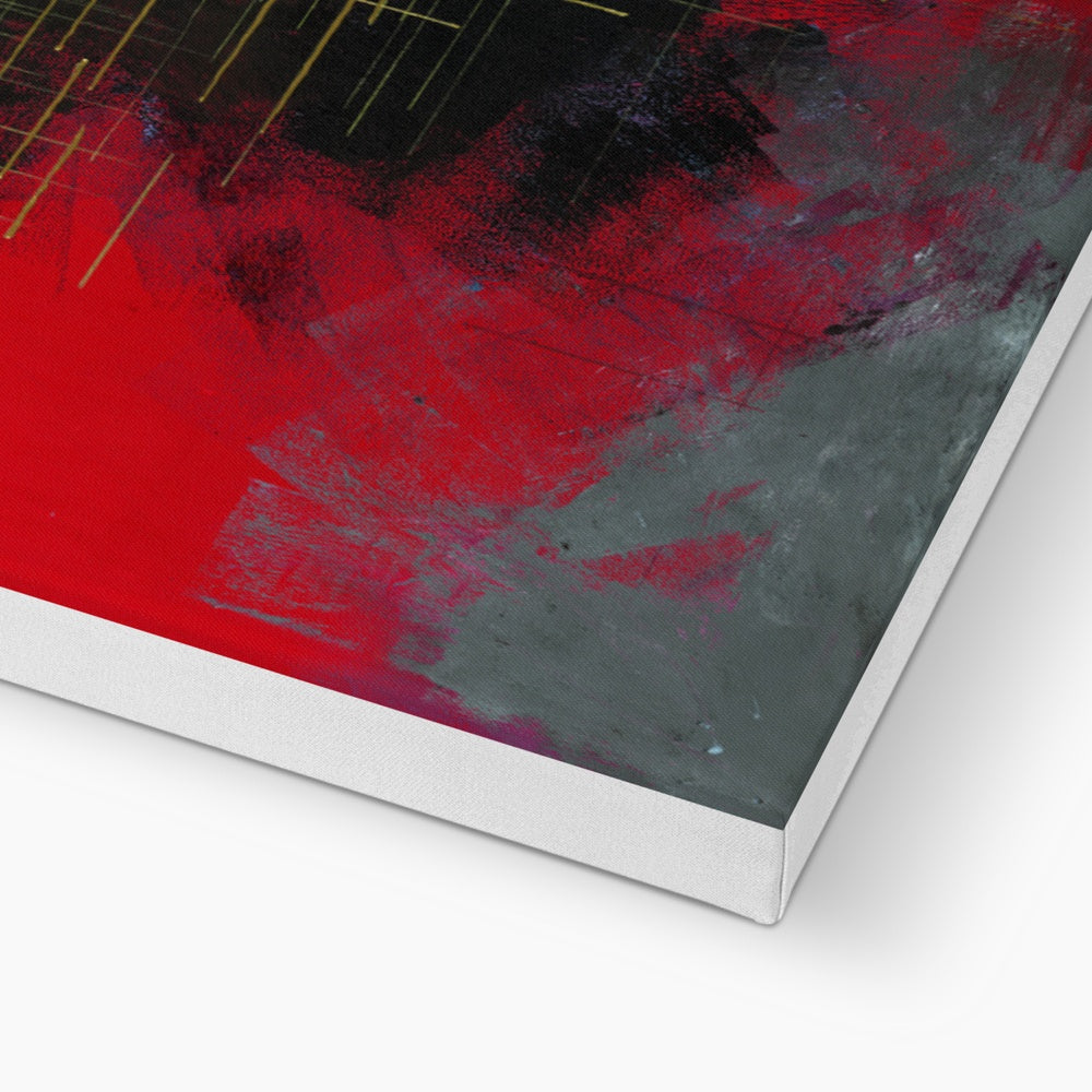 Domes on Red Canvas | Siddiqa Juma