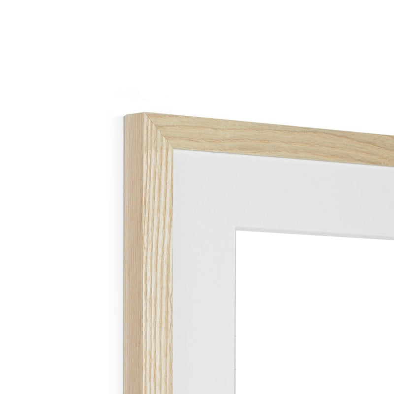 Abstracted Letters Framed Print | Mohammed Abdel Aziz