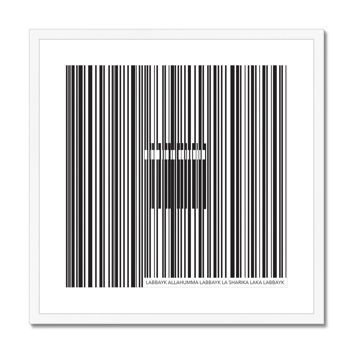 Barcode Framed Print | Siddiqa Juma