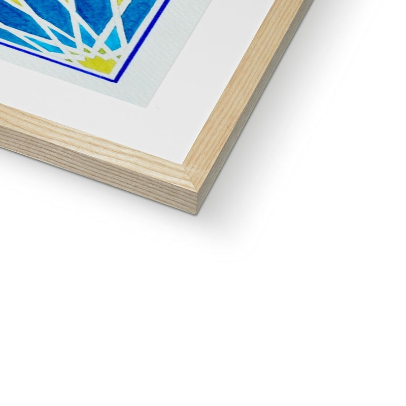 Turquoise Framed Print | Marido Coulon