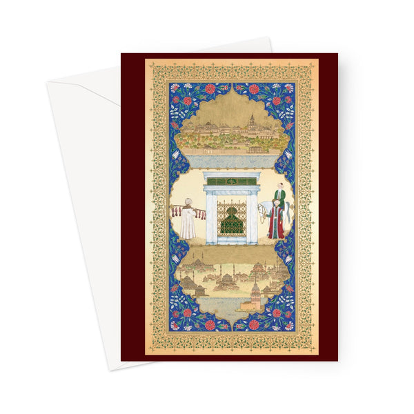 Spiritual Journey of Aziz Mahmud Hudayi | Zeynep Elci Greeting Card