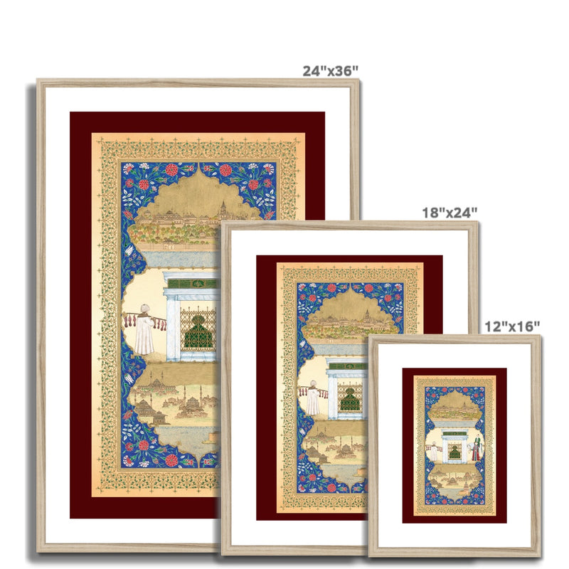 Spiritual Journey of Aziz Mahmud Hudayi | Zeynep Elci Framed & Mounted Print