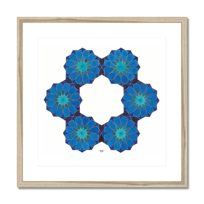 Twelvefold Torus Framed Print | Lieve Oudejans