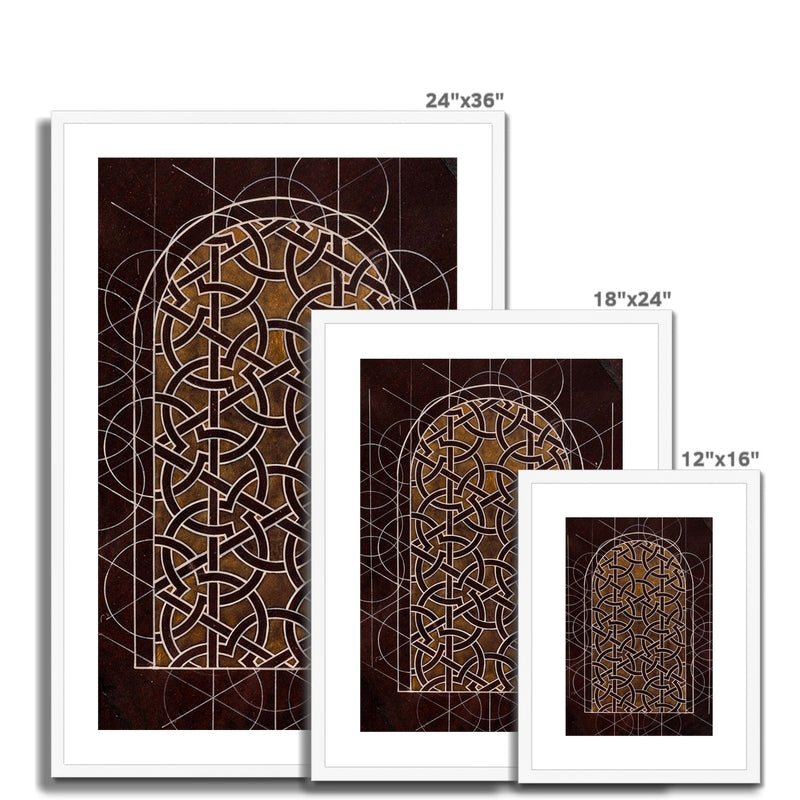 Damascus Window Framed Print | Zeynep Iqbal
