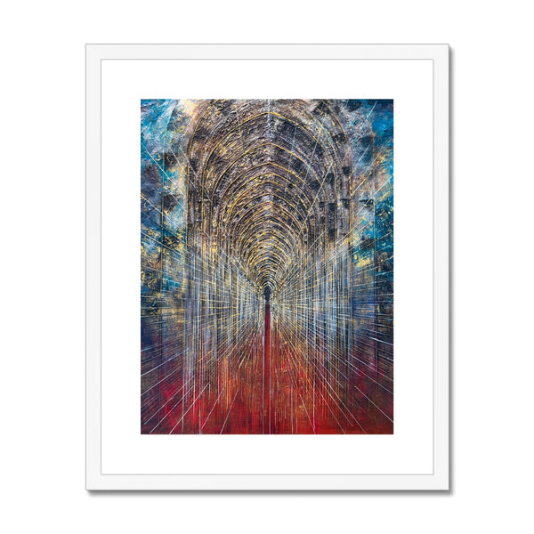 Arches - Masjid ul Nabawi Framed & Mounted Print