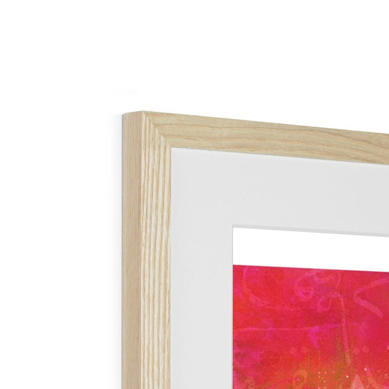 Calligraffiti Square Framed Print | Teakster