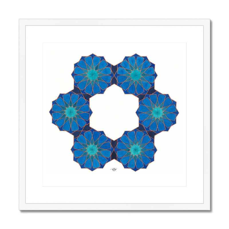 Twelvefold Torus Framed Print | Lieve Oudejans
