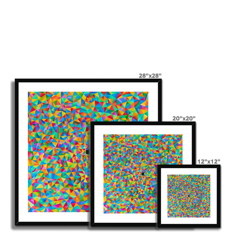Diversity - Origami Framed & Mounted Print