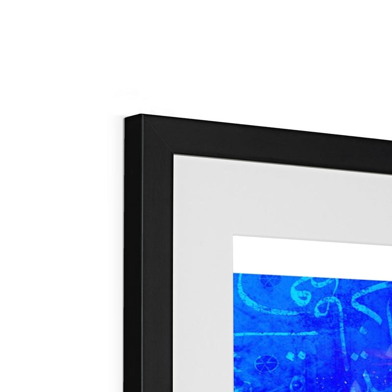 Calligraffiti Pentagon Framed Print | Teakster