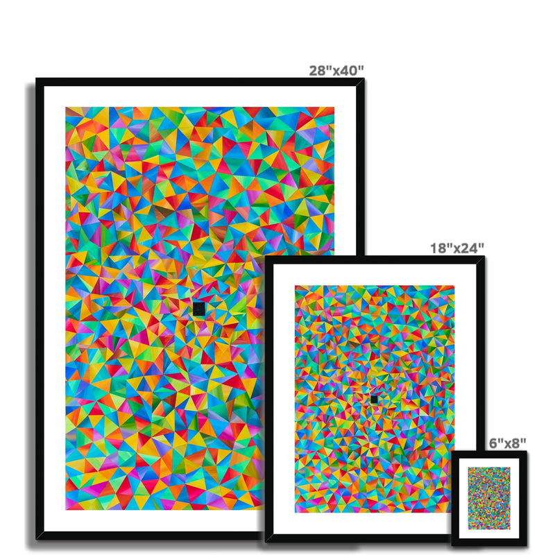 Diversity - Origami Framed & Mounted Print