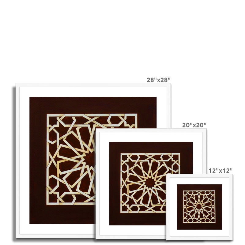 Square of Chocolate Framed Print | Marido Coulon