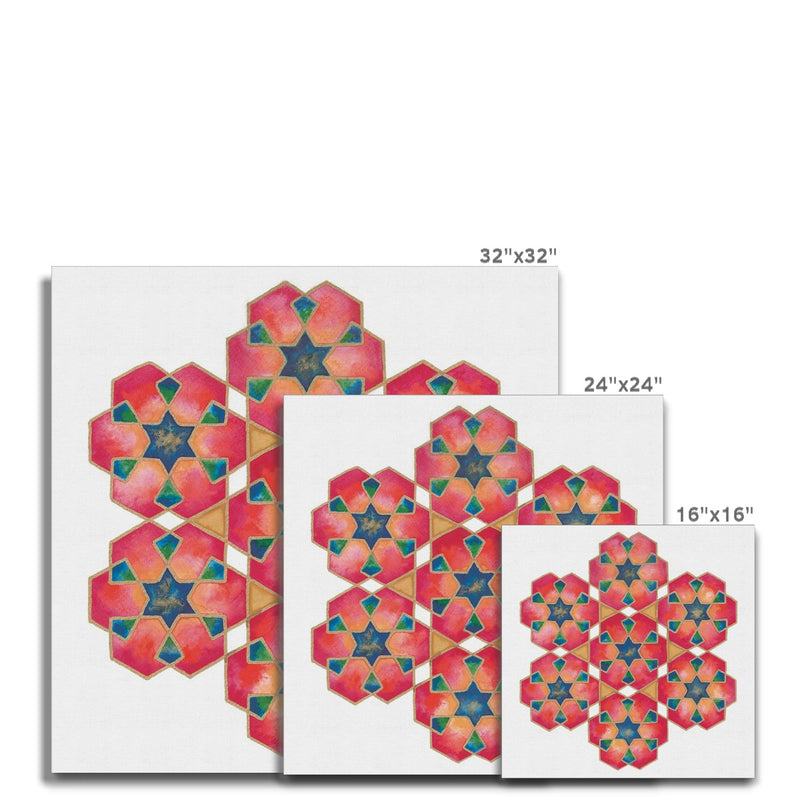 Red Canvas Canvas | Clarissa Grandi